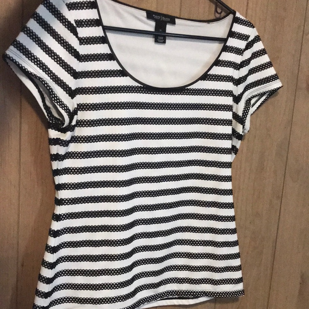 White House Black Market stripe top
